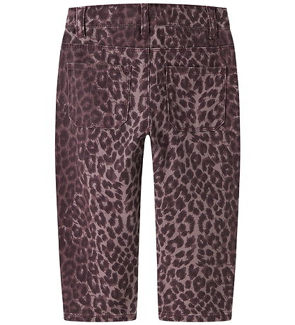 Name it Bukser - NmfBelle - Mom Leo - Burgundy/Leo