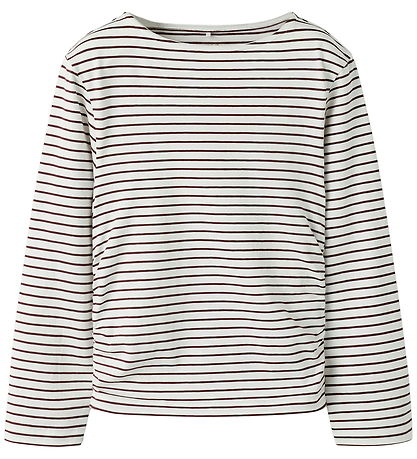 Name it Bluse - NkfSilke - Burgundy/Cloud Dancer