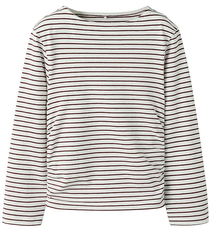 Name It NkfSilke - Bluse - Rød/Hvid - 146-152
