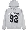 Abercrombie & Fitch  Hættetrøje - Light Grey Heather