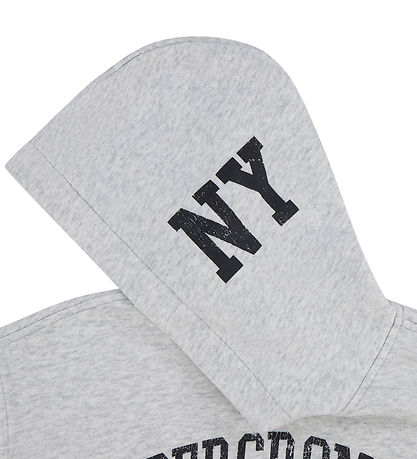 Abercrombie & Fitch  Hættetrøje - Light Grey Heather