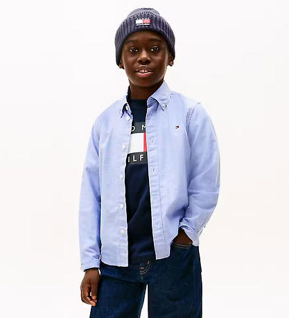 Tommy Hilfiger Skjorte - Calm BlueBlue