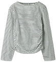Name it Bluse - NkfSilke - Black/Cloud Dancer