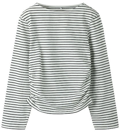 Name it Bluse - NkfSilke - Black/Cloud Dancer