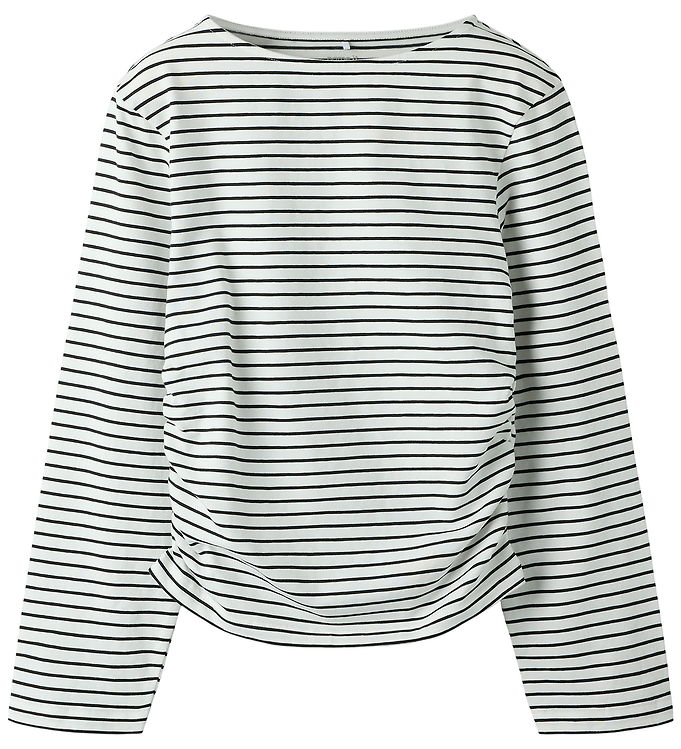 Name It Silke Black Cloud Dancer - Børne Bluse - Sort - 146