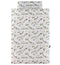 Nørgaard Madsens Bedding - Junior - White w. Train