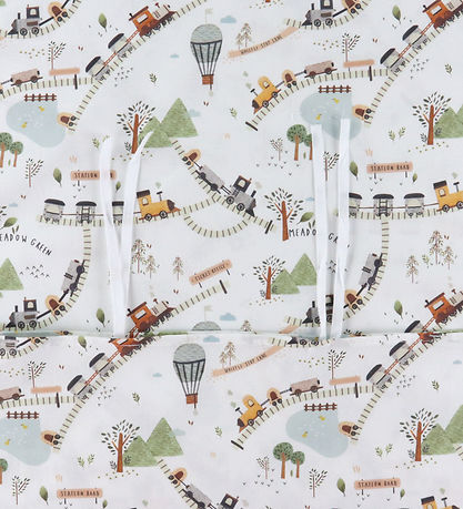 Nørgaard Madsens Bedding - Junior - White w. Train