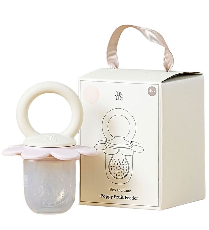Jack o Juno Food Feeder - Poppy - Cream/Light Pink