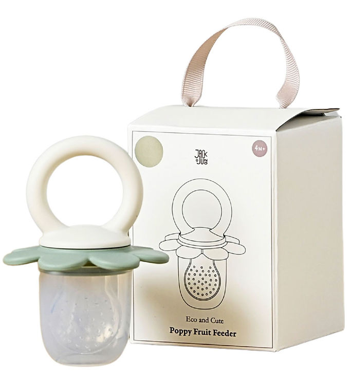 Jack o Juno Food Feeder - Poppy - Cream/Sage