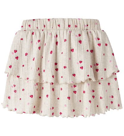 Name It Nederdel - NmfJelly - Skort - Peyote Melange/ Strawberry