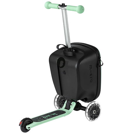 Micro Kuffert m. Løbehjul - Luggage Junior - Mint