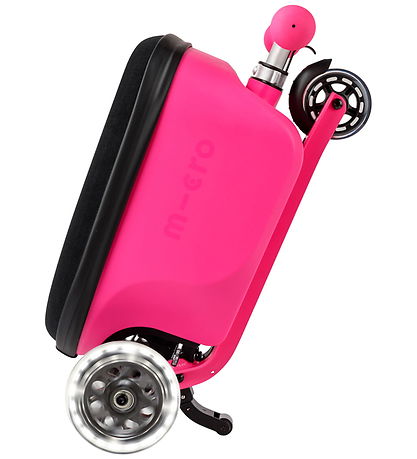 Micro Kuffert m. Løbehjul - Luggage Junior - Pink