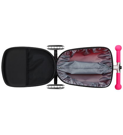 Micro Kuffert m. Løbehjul - Luggage Junior - Pink