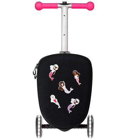 Micro Kuffert m. Løbehjul - Luggage Junior - Pink