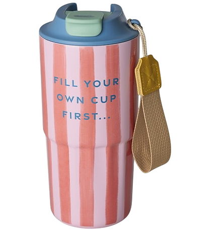 Rice Termokop - 550 ml - Pink Stripes