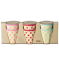 Rice Kopper - Melamin - 6 stk - 250 ml - Multifarvet