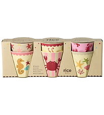Rice Kopper - Melamin - 6 stk - 250 ml - Koral Ocean