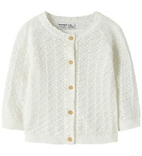 Name It Cardigan - Strik - NbfJenny - Cloud Dancer