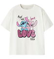Name It T-shirt - Noos - NkfDymir - Stitch - Cloud Dancer