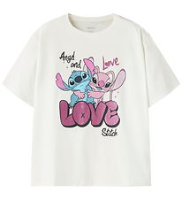 Name It T-shirt - Noos - NkfDymir - Stitch - Cloud Dancer