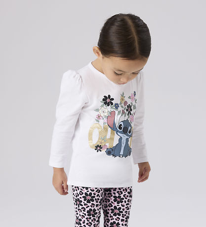 Name It Bluse - Noos - NmfJina - Stitch - Bright White