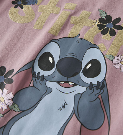 Name It Bluse - Noos - NmfJina - Stitch - Lilas