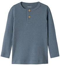 Name It Blouse - Rib - Noos - NmmKab - Blue Mirage