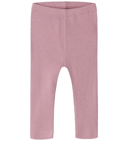 Name It Leggings - Rib - Noos - NbnKab - Lilas