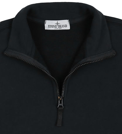 Stone Island Sweatshirt m. Lynlås - Sort