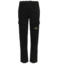 Stone Island Trousers - Cargo - Black