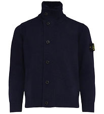 Stone Island Cardigan - Knitted - Navy Blue