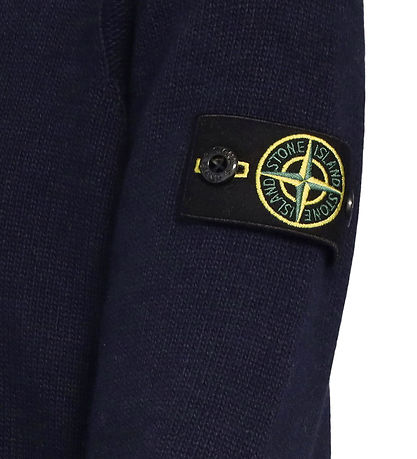 Stone Island Cardigan - Strik - Navy Blue