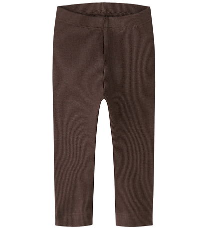 Name It Leggings - Rib - Noos - NbnKab - French Roast