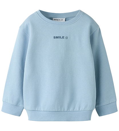 Name It Sweatshirt - NmmDilasso - Blue Fog
