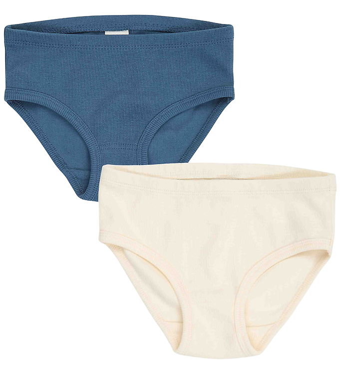 Jam Generation Trusser - Rib - 2-pak - Navy/Hvid