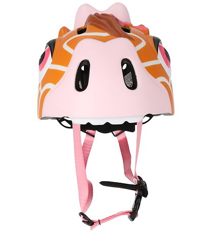 Crazy Safety Cykelhjelm m. Lys - Giraffe - Brown