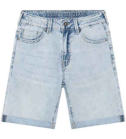 Indian Blue Jeans Shorts - Long - Light Denim Blue