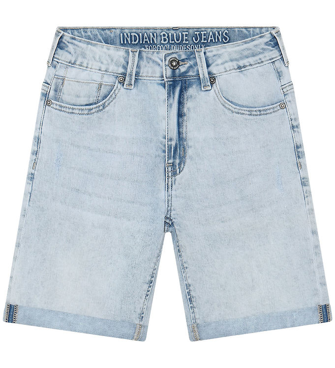 Indian Blue Jeans Shorts - Long - Light Denim Blue