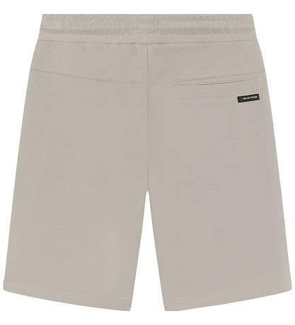 Indian Blue Jeans Shorts - Jog Zipper - Light Dusty Grey