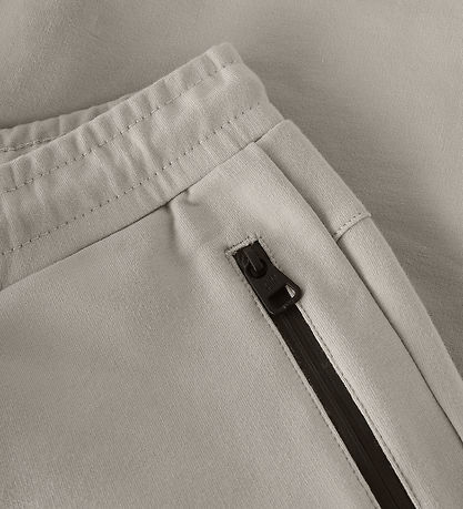 Indian Blue Jeans Shorts - Jog Zipper - Light Dusty Grey