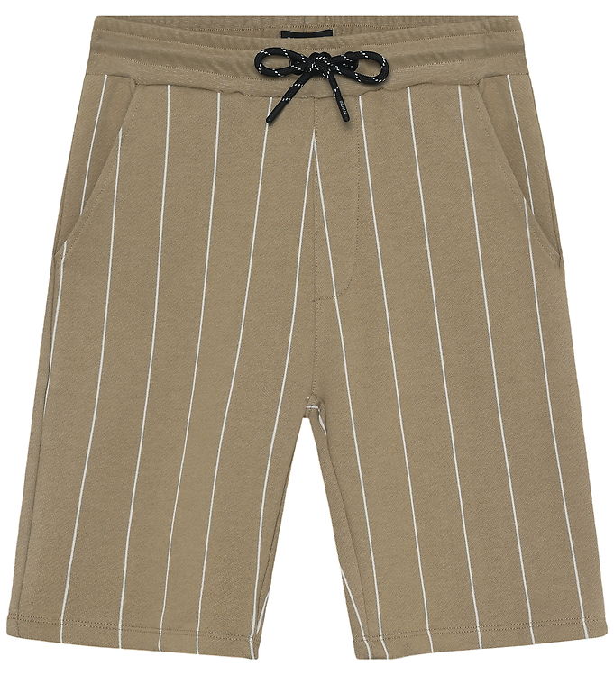 Indian Blue Jeans Sweatshorts - Jog Stripe - Sand Storm