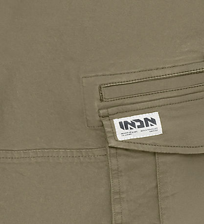 Indian Blue Jeans Shorts - Loose Worker - Army Ash