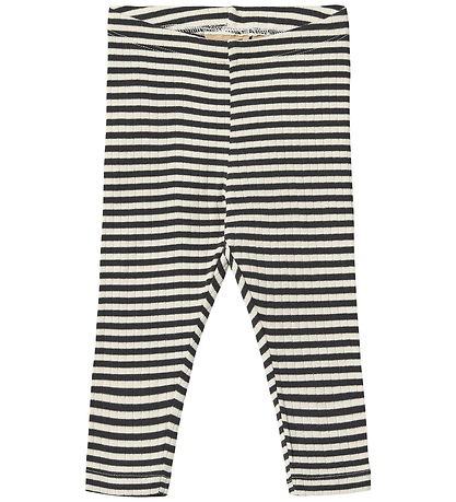 Wheat Leggings - 2-pak - Rib - Jules - Navy Rib Stripe