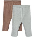Wheat Leggings - Rib - 2-pak - Jules - Soft Rain Brown