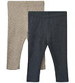 Wheat Leggings - Rib - 2-pak - Jules - Navy
