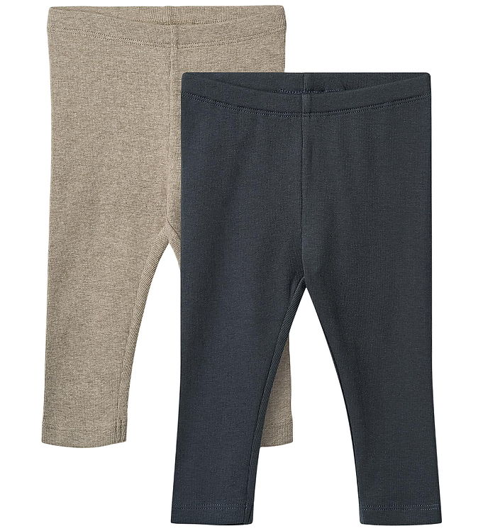 Wheat Leggings - Rib - 2-pak - Jules - Navy