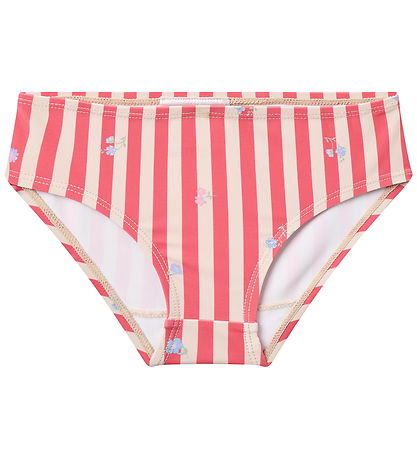 Wheat Bikini - Alma - Red Stripe Flowers