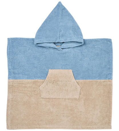 Wheat Badeponcho - Lille - Frotté - Blue Summer