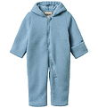 Wheat Fleecedragt - Allo - Faded Denim