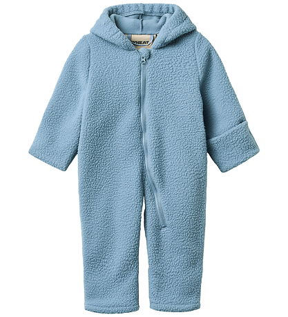 Wheat Fleecedragt - Allo - Faded Denim